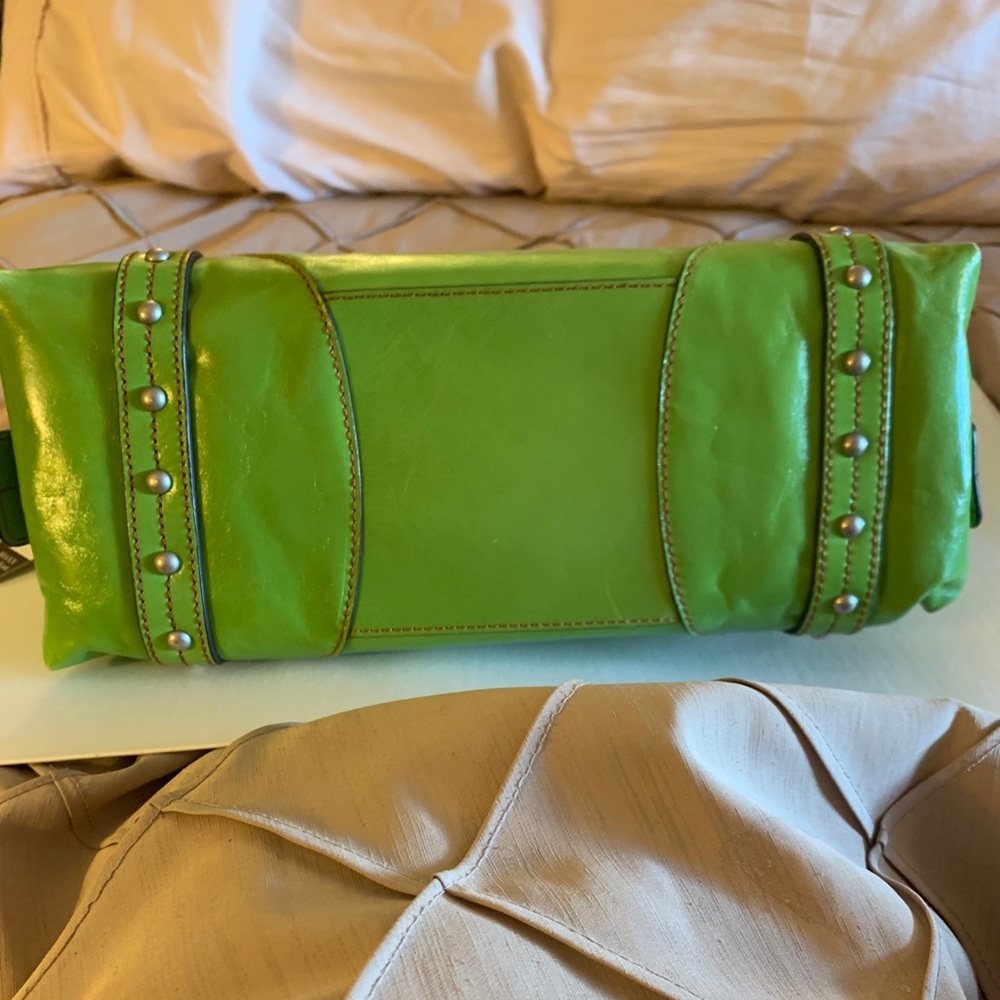 Apple Green Leather Handbag